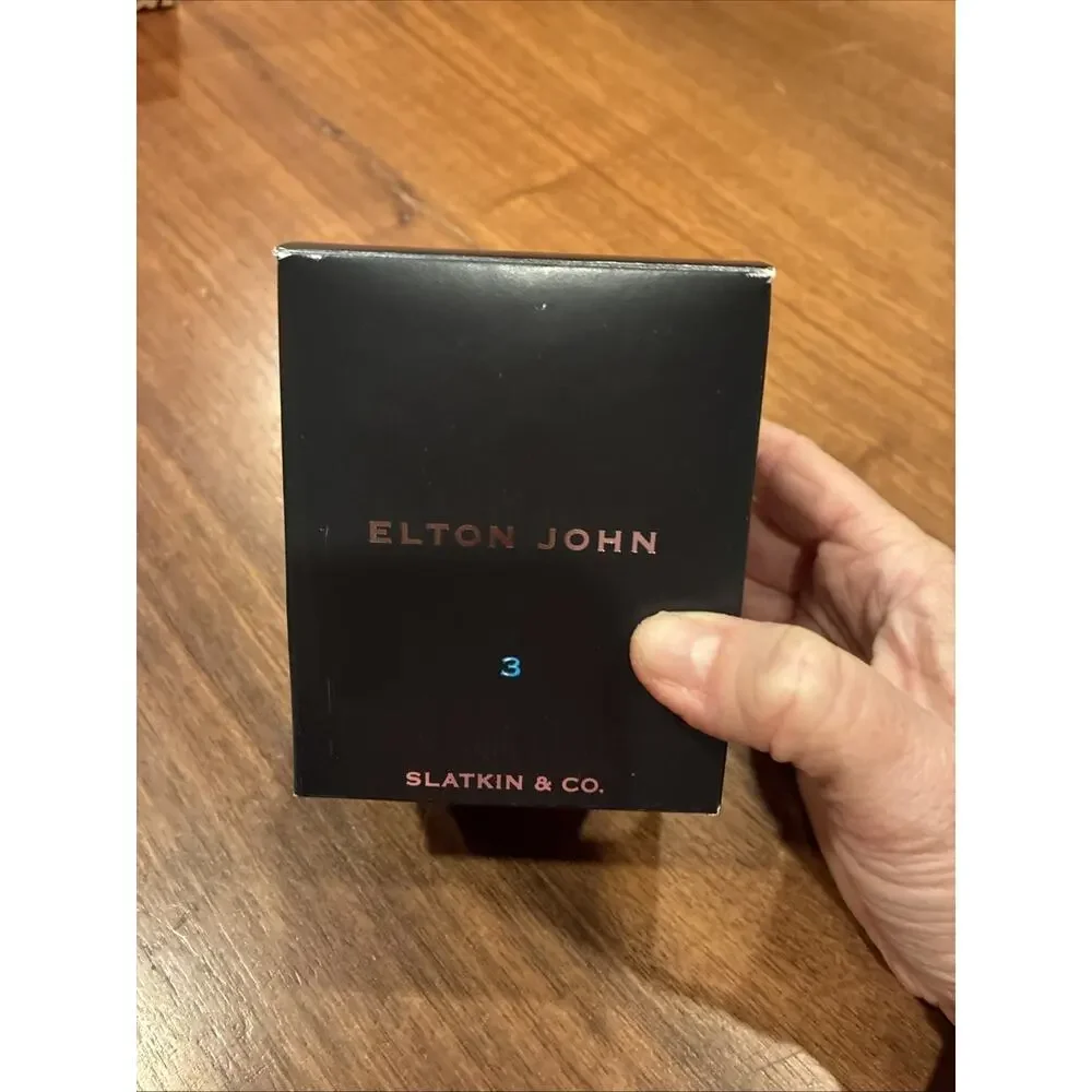 Vintage Rare Elton John 3 Slatkin & Co‎ Candle New In Box 7.2 Oz